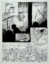 Hermann - 1982 - La Cage - Pg.10 - Planche originale