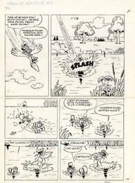 Raymond Macherot - Sibylline S'ENVOLE - Planche originale