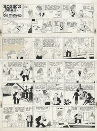 George McManus - Rosie's BEAU - Planche originale