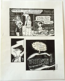 Richard Sala - Richard Sala - Peculia and the Groon Grove Vampires p21 - Planche originale