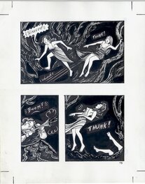 Richard Sala - Richard Sala - Peculia and the Groon Grove Vampires p75 - Planche originale