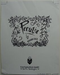 Richard Sala - Richard Sala - Peculia title page - Original art