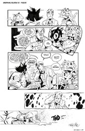 Troy Little - Drawing Blood ft the Radically Rearranged Ronin Ragdolls / Troy Little & Kevin Eastman - Comic Strip