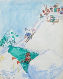 Dubois - Gag illustration 6 - La Boule de neige !!!
