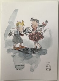 Brian Hurtt - Brian Hurtt and Matt Kindt -Pim & Francie - Œuvre originale