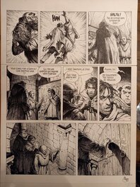 PLANCHE ORIGINALE ISSUE DE "L'ETOILE POLAIRE" PAGE 10 DU TOME 1 : "LE MILLIEU DU CIEL"