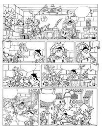 Krzysztof Kopeć - Darlan et Horwazy - Coq d'or - page 34 - Planche originale