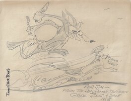 Wile E. Coyote and the Road Runner by Chuck Jones