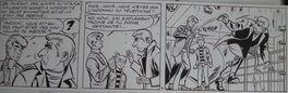 Tibet - Tibet, Ric Hochet-Intrigue au Ji Butch - Planche originale