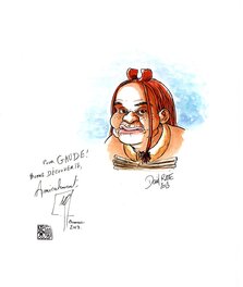 David Ratte - Ratte : Mamada tome 1 EO, dédicace - Sketch