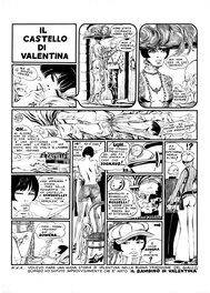 Planche originale - Il castello di Valentina p1