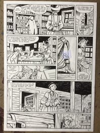 Xavier Fourquemin - Planche 4 DU TOME 1 DE "MOLLY WEST" - Comic Strip
