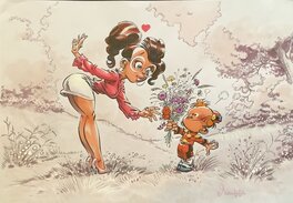 Dan Verlinden - Petit spirou - Original Illustration