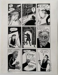 Richard Sala - Richard Sala - Mad Night p196 - Planche originale