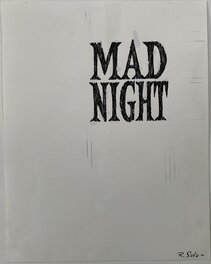 Richard Sala - Richard Sala - Mad Night book title - Comic Strip