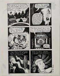 Richard Sala - Richard Sala - Mad Night p030 - Planche originale