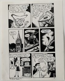 Richard Sala - Richard Sala - Mad Night p037 - Planche originale