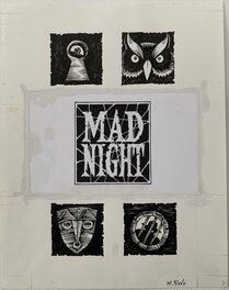 Richard Sala - Richard Sala - Mad Night title page - Planche originale