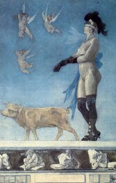The original artwork by Rops on which Steven Dupré based his drawing The original artwork by Rops on which Steven Dupré based his drawing
