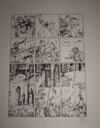 Thierry Martin - Au pays des Ombre - planche 63 - Planche originale