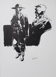 Hugues Labiano - GO WEST YOUNG MAN - Original Illustration