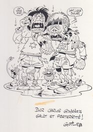 Gotlib - Gotlib et Carlos Giménez - Original Illustration