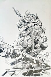 Original Cover - Tmnt - Bebop & Rocksteady Hit the Road #1 Cover