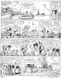 Planche originale - 1976 - Natacha, "Le 13ème apôtre"