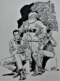 Gérald Forton - Bob Morane, Tiger Joe & Santa Claus - Original Illustration