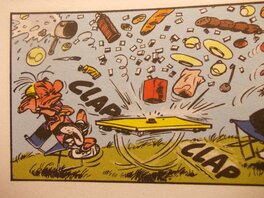 Gag 416 : même attitude que Prunelle dans la case 4 de la planche 596. Gag 416 : même attitude que Prunelle dans la case 4 de la planche 596.