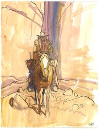 Jean Giraud - Blueberry - Original Illustration