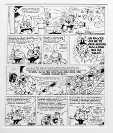 Greg - Achille Talon - "Dégoût et découle heure" - gag en 2 planches - Planche originale