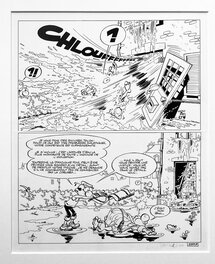 Greg - Achille Talon - "Détestablutions" - gag en 2 planches - Planche originale