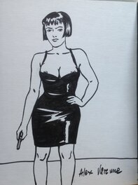 Alex Varenne - Varenne Alex Dédicace Superbe Pin up Max Sex sexy dans BD Album Police by night 2 Éo  2001 NEUF - Sketch