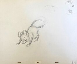 Glen Keane - Rox & rouky - Planche originale