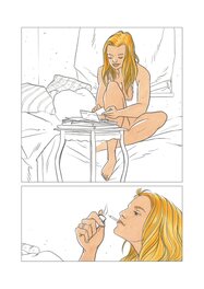 Alain Poncelet - "Morphea" Zoë, Page #2 - Planche originale