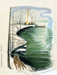 Ilya Savchenkov - White Fang Illustration - Illustration originale