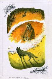 Ilya Savchenkov - White Fang Illustration - Original Illustration