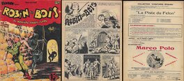 Couverture du Récit Complet 10 " La Dernière Flêche Verte " , Page 1 et 4eme Plat - BD Pierre Mouchot Éo de Octobre 1948 Couverture du Récit Complet 10 " La Dernière Flêche Verte " , Page 1 et 4eme Plat - BD Pierre Mouchot Éo de Octobre 1948