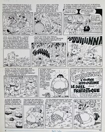 Gotlib - Rubrique-à-Brac - T.2 - "Les héros légendaires” - Planche originale