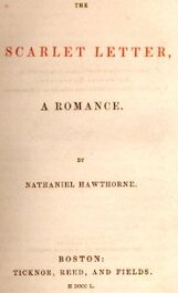 L'intrigue de départ d'Un été indien est basée sur l'œuvre de Nathaniel Hawthorne (1804-1864) intitulée "The Scarlet letter" (1850) L'intrigue de départ d'Un été indien est basée sur l'œuvre de Nathaniel Hawthorne (1804-1864) intitulée "The Scarlet letter" (1850)