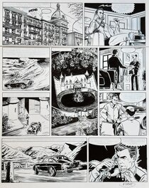 Matthieu Durand - Tanguy et une Aston DB5 Tome 4 - Planche originale