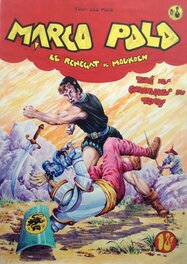 Chott - Chott Pierre Mouchot Marco Polo 8 Le Renégat de Moukden , Couverture Originale Couleur Directe Aquarelle Gouache 1949 Rare - Original Cover