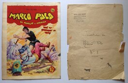 La Couverture originale avec sa Feuille de protection , et annotation de Chott et Tampon de L'éditeur