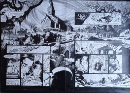 Nicolas Siner - Nicolas Siner - Lord Gravestone p1 et 2 - Planche originale