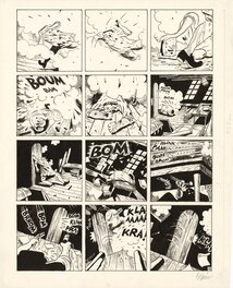 Christophe Blain - Isaac le Pirate, Les Amériques, Planche originale 38 - Comic Strip