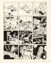 Christophe Blain - Isaac le Pirate, Les Amériques, Planche originale 38 - Planche originale