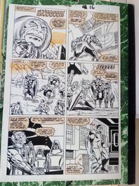 Planche originale thor 406 par ron frenz / joe sinnott