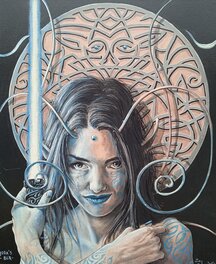 Jim Colorex - Yoda's blue - Illustration originale