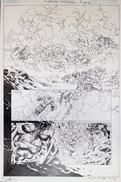 Jim Lee - Superman Unchained #8 p6 - Planche originale